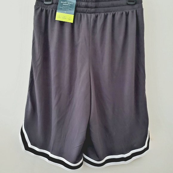 Tek Gear Men's Basketball Shorts, Hawk Gray, Size S, Style MT23A412RS - Picture 3 of 9